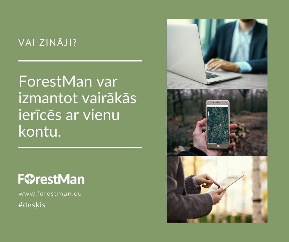 Kasuta ForestMani mitmes seadmes